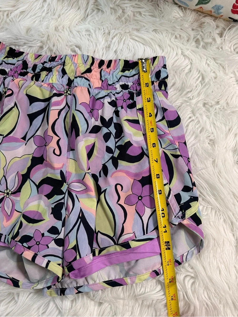 Avia • Colorful Floral 2 Layer Running Shorts